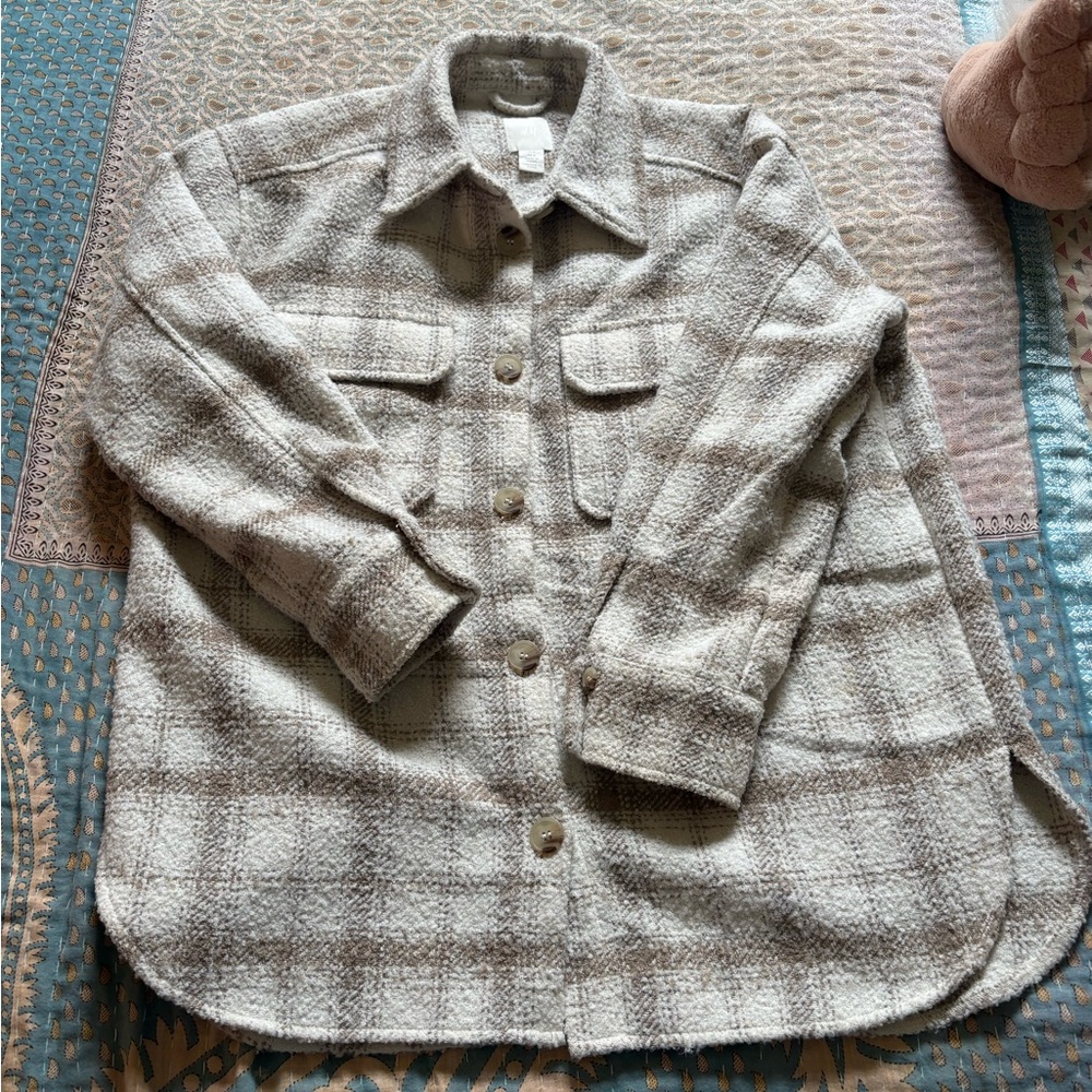 H&M Plaid Shacket